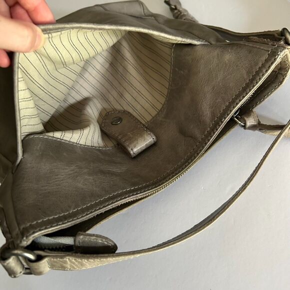 Frye Melissa Button Cross Body Bag, in Antique Grey - Picture 6 of 10